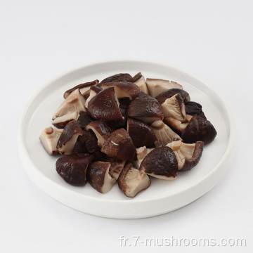 Tranches de champignons Shiitake congelés de qualité supérieure